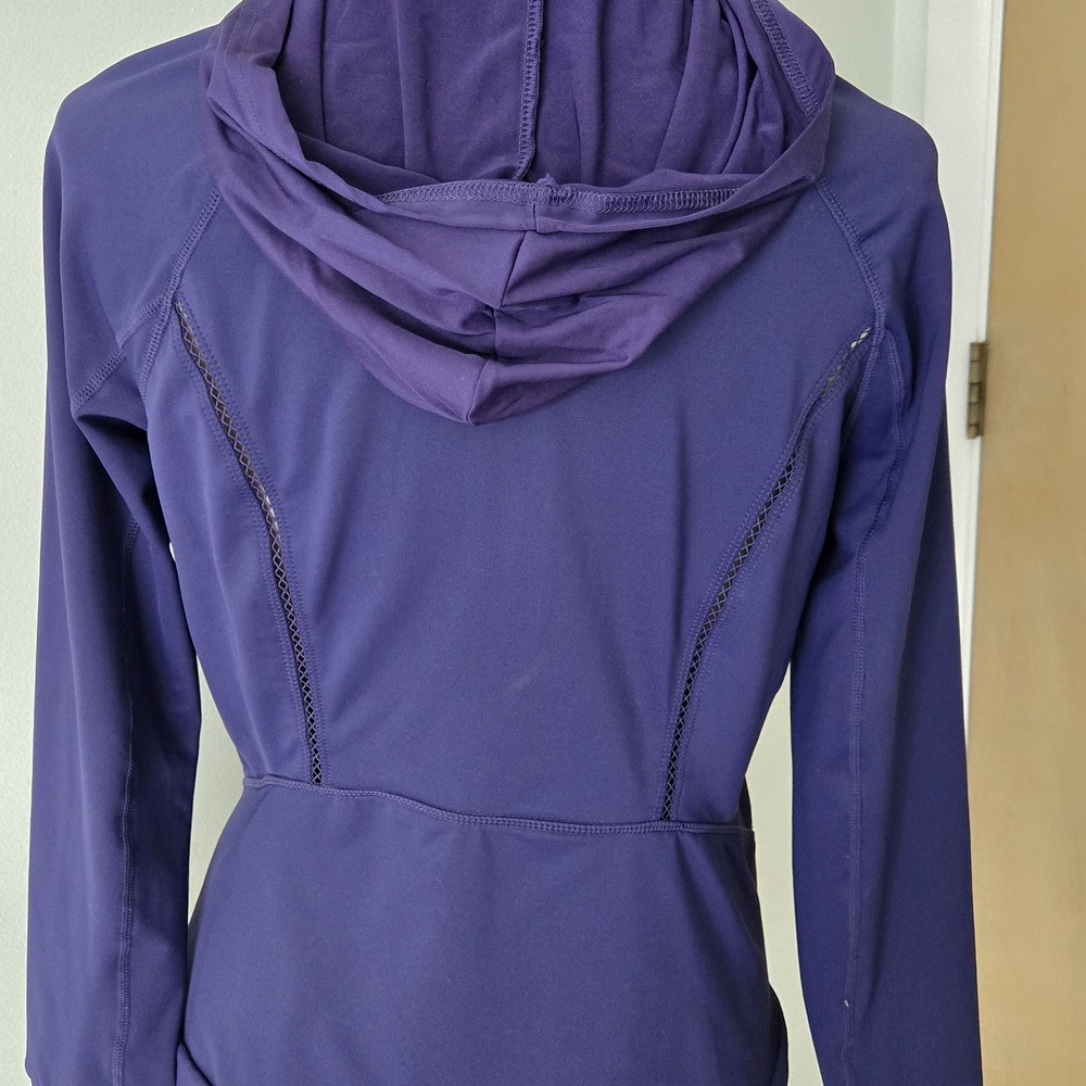 Women's Purple Full-Zip Active Jacket - Picture 5 of 5